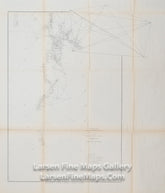 Sketch Showing the Progress of the Survey in Section X (Middle Sheet). Coast of California from Point Sal to Tomales Bay