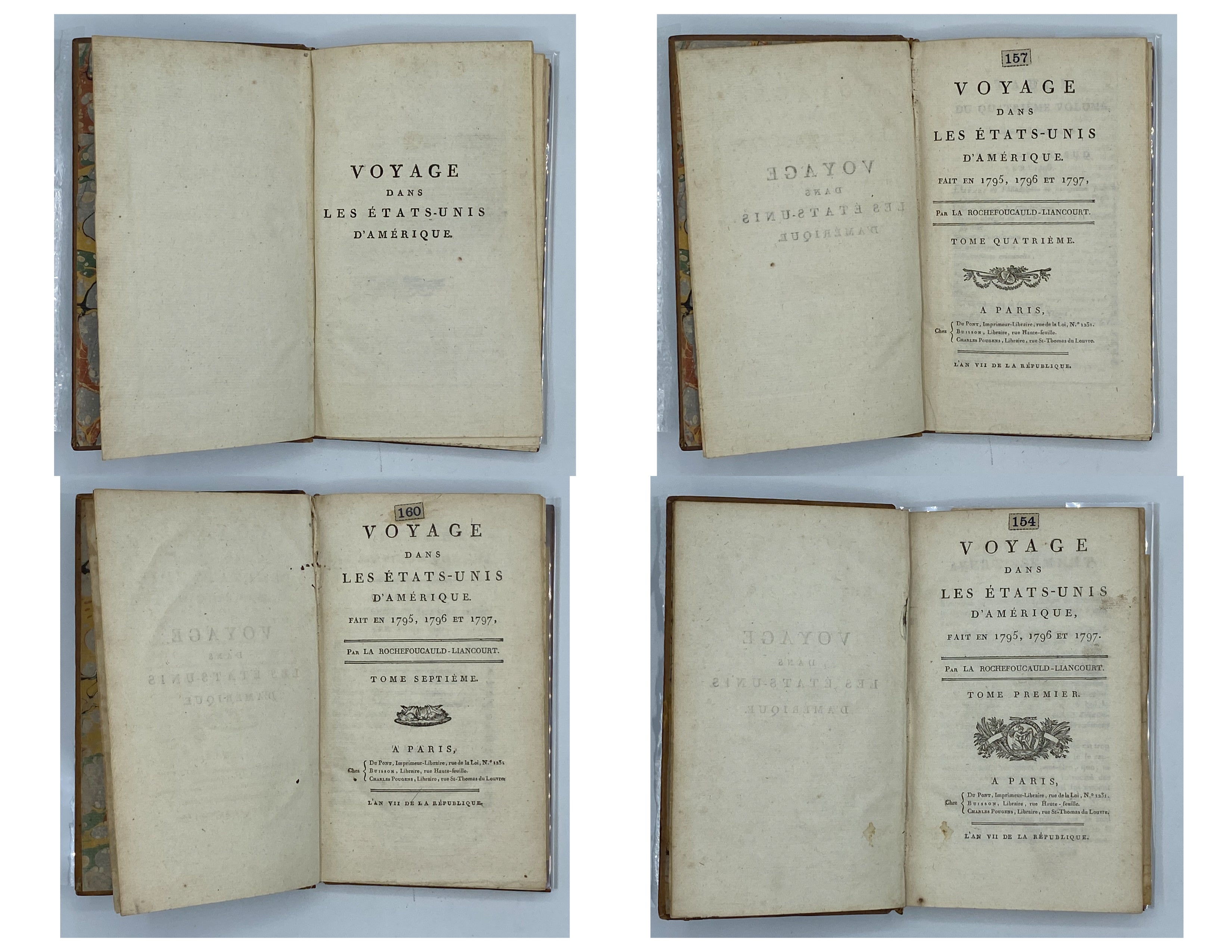 Voyage dans les États-Unis d'Amerique, Eight Volumes with Maps, La Rochefoucauld-Liancourt, example-11